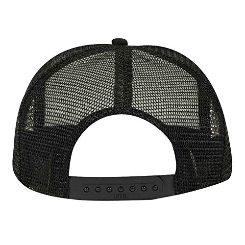 OTTO Cap Youth 5 Panel High Crown Mesh Back Trucker Hat Polyester Foam Front