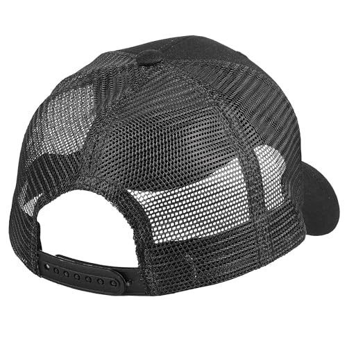 Falari 12 Pack Bulk Wholesale Mesh Trucker Hats 5 Panel and 6 Panel Baseball Caps for Men and Women - color: 6 Panel - Black