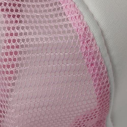 12 Pack Sublimation Hats for Men Blank Trucker Hats Bulk Snapback Mesh Women Baseball Caps DIY Custom 18 Colors - color: Pink White