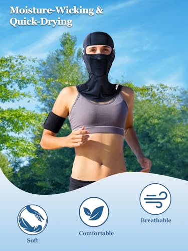 Balaclava Ski Mask Waterproof Anti-Fogging Windproof Winter Gear Thermal Face Mask for Men Women - color: Gray 1