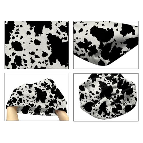 Beanie Knit Hat Winter Unisex Cuffed Beanies Skull Cap Warm Double Layer Thick Acrylic Cute for Girls Women Men - color: Cowhide