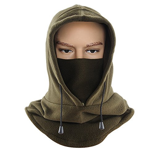 Tactical Heavyweight Balaclava Outdoor Sports Mask - color: Green