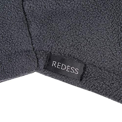 REDESS Winter Windproof Hat, Unisex Children Heavyweight Balaclava, Ski Mask with Thick Warm Fleece Face Cover - color: Dark Gray