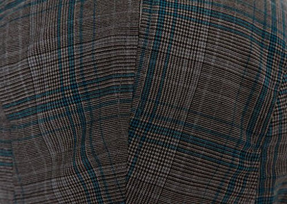 Fashion Plaid Ivy Cap - color: Blue, size: Small
