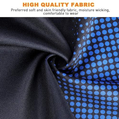 YANIKY Bandanas Skull Caps for Men, Women Skull Cap Helmet Liner Dew Rags - color: Blue