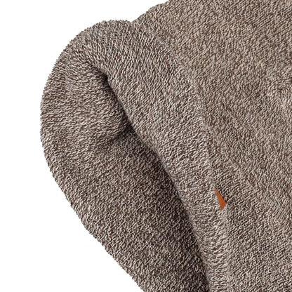 Levi's Mens All-Season Hero Beanie Soft Knit Cuffed Winter Hat, Warm & Comfortable Everyday Style - color: Marl Brown Patch