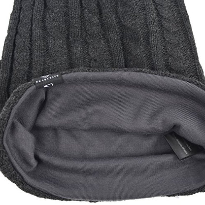 VECRY Men's Slouch Beanie Skull Cap Long Baggy Hip-Hop Winter Summer Hat - color: Cable-grey