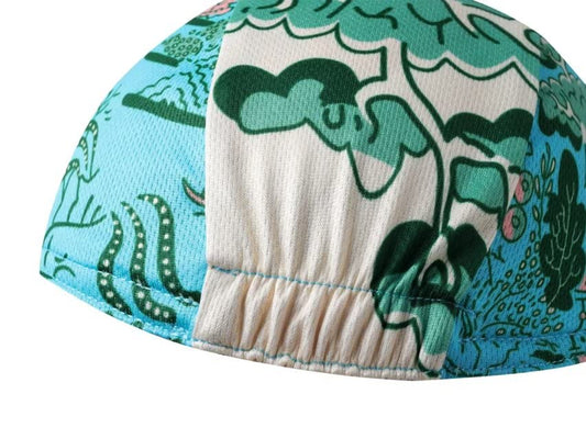 Funny Cycling Cap - Polyester Cycling Hat-Under Helmet - Cycling Helmet Liner Breathable&Sweat Uptake - color: B5