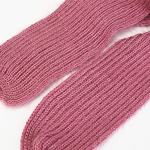 Winter Warm Elastic Soft Ear Protection Knitted Scarf Hat Fleece Lined Beanie Hat - color: H01-khaki