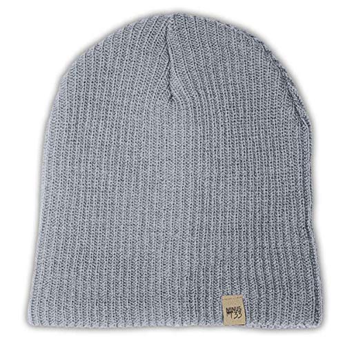 Minus33 Merino Wool Everyday Knit Wool Beanie - color: Ash Gray
