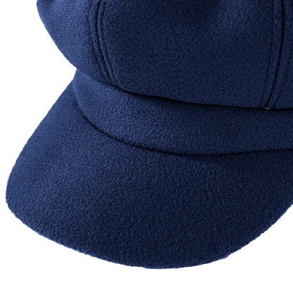 Newsboy Caps for Women Classic Beret Hats Autumn Winter Cap - color: Navy Blue