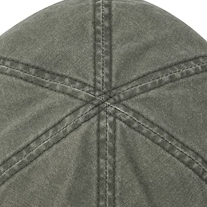 VOBOOM Cotton Flat Cabbie Hat Gatsby Ivy Irish Hunting Newsboy Cap - color: Washed Army Green