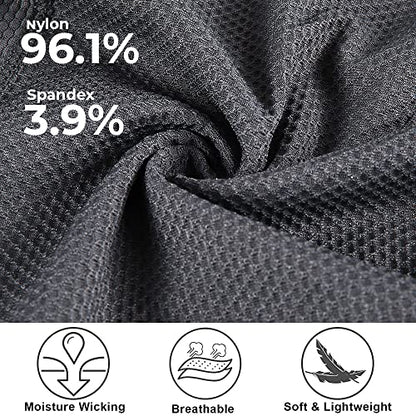 WTACTFUL Cooling Breathable Skull Cap Men Women, Sweat Wicking 1-2-4 Pack - color: #Black + Gray