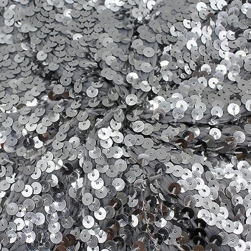 JUMISEE Sparkly Sequin Berets for Women Girls Fashion Beanie Hat Costume Accessories for Festival Party Dance - color: Silver