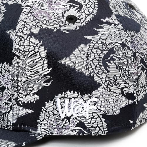 Japanese Kimono Baseball Cap for Men, Snapback Flat Brim Hat - color: 017, size: Medium-Large