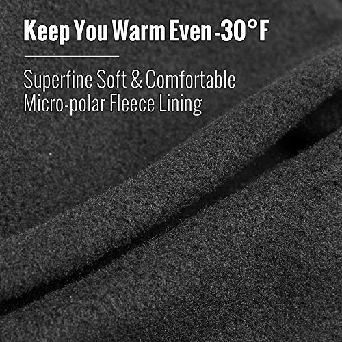 Ski Mask,Balaclava Mask,Wind Water Resistant for Cold Weather - color: Black-basic