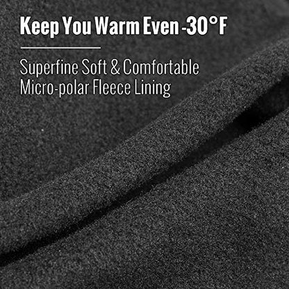 Ski Mask,Balaclava Mask,Wind Water Resistant for Cold Weather - color: Black-basic