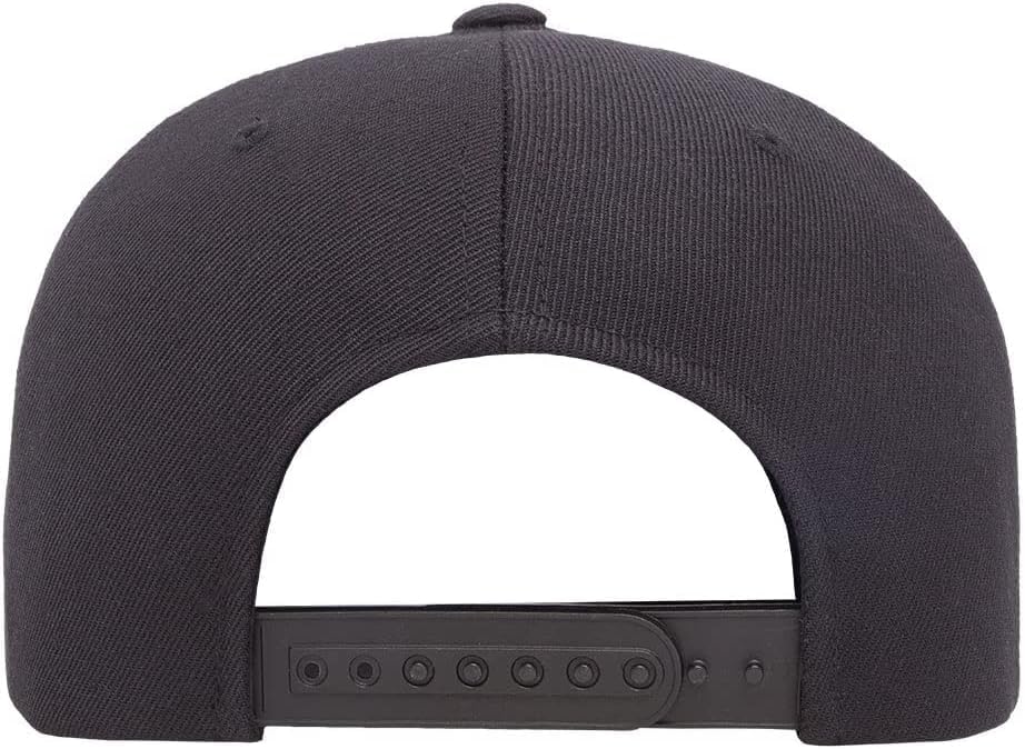 Yupoong Classics 6089 Wool-Blended Snapback Cap Bundle w/Cap Catcher - color: Black