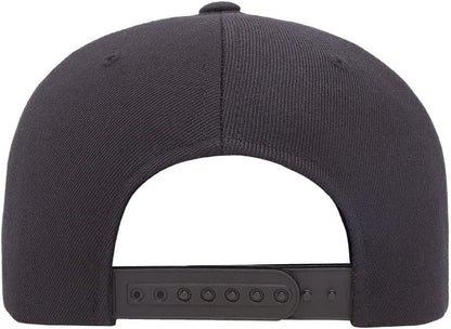Yupoong Classics 6089 Wool-Blended Snapback Cap Bundle w/Cap Catcher - color: Black