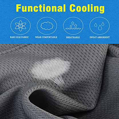 3 Pack Cooling Skull Cap Helmet Liner Sweat Wicking Breathable Hat for Men - color: 2black,royal