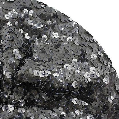 JUMISEE Sparkly Sequin Berets for Women Girls Fashion Beanie Hat Costume Accessories for Festival Party Dance - color: Black