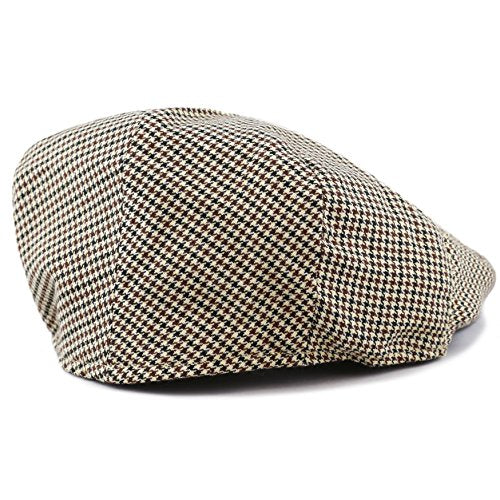 The Hat Depot Light Weight Classic Soft Ivy Newsboy Cap Flat Driving Golf Hat - color: 1834, size: Large