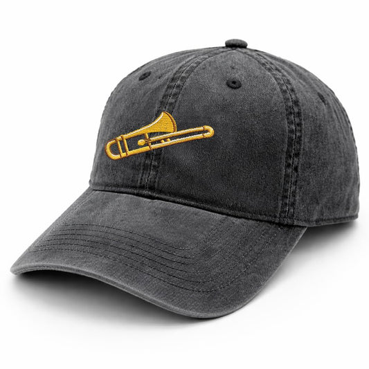WOAIDY Embroidered Baseball Cap for Men & Women - color: Trombones