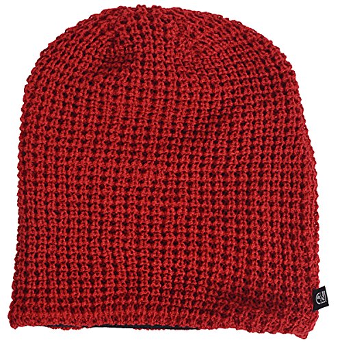 FORBUSITE Mens Slouchy Long Beanie Knit Cap for Summer Winter, Oversize - color: B08-red, size: Large