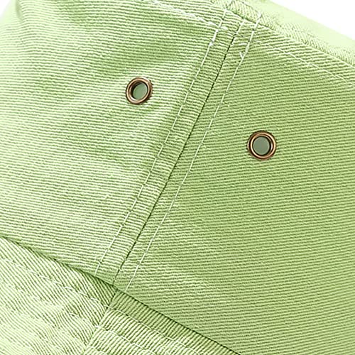 Unisex Bucket Hat Summer UPF 50+ Sun Protection Outdoor Beach Fishing Travel Hiking Hat - color: Light Green