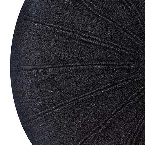 ZLYC Women French Beret Hat Reversible Solid Color Knit Warm Artist Cap - color: Black