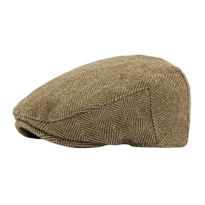 Idopy Men`s Classic Adjustable Ivy Irish Newsboy Golf Cap Hat - color: 267 Brown