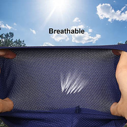 WTACTFUL Cooling Breathable Skull Cap Men Women, Sweat Wicking 1-2-4 Pack - color: Black + Blue