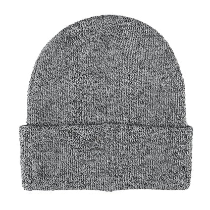Levi's Mens All-Season Hero Beanie Soft Knit Cuffed Winter Hat, Warm & Comfortable Everyday Style - color: Marl Grey