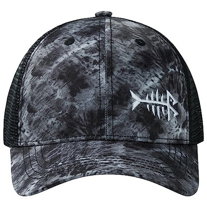 BASSDASH Altimate Fishing Hat Mesh Back for Men Women Adjustable Baseball Trucker Cap - color: Shadow
