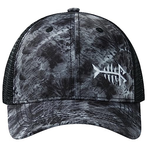BASSDASH Altimate Fishing Hat Mesh Back for Men Women Adjustable Baseball Trucker Cap - color: Shadow