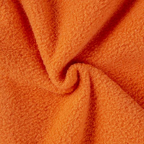 REDESS Winter Windproof Hat, Unisex Children Heavyweight Balaclava, Ski Mask with Thick Warm Fleece Face Cover - color: Orange