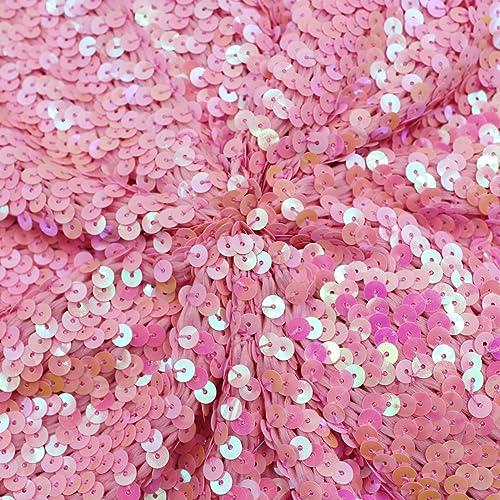 JUMISEE Sparkly Sequin Berets for Women Girls Fashion Beanie Hat Costume Accessories for Festival Party Dance - color: Pink