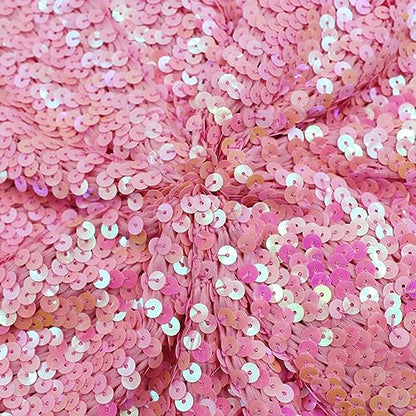 JUMISEE Sparkly Sequin Berets for Women Girls Fashion Beanie Hat Costume Accessories for Festival Party Dance - color: Pink