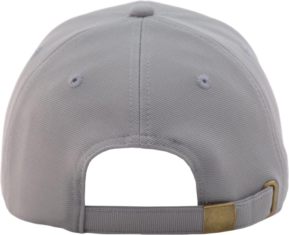 TSSGBL Men's Plain Baseball Hat - OSFM & XXL Big Head Fit，Adjustable Structured Ball Cap with Reflective Sandwich Brim - color: Light Grey, size: Medium-Large