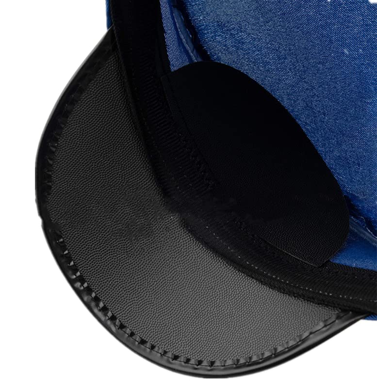 Adult Navy Pilot Airline Captain Hat Airplane Aviator Costume Cap For Captain Halloween Party Cosplay Supplies - color: Blue