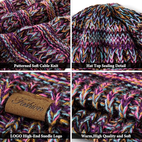 Premillow Winter Hats for Women, Warm Knit Beanie Hat
