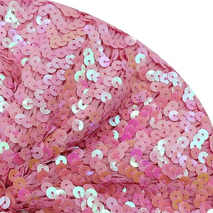 JUMISEE Sparkly Sequin Berets for Women Girls Fashion Beanie Hat Costume Accessories for Festival Party Dance - color: Pink