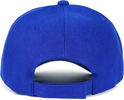 Edoneery Baseball Cap for Men and Women, Low Profile Washed Cotton Dad Hat - color: Dark Blue