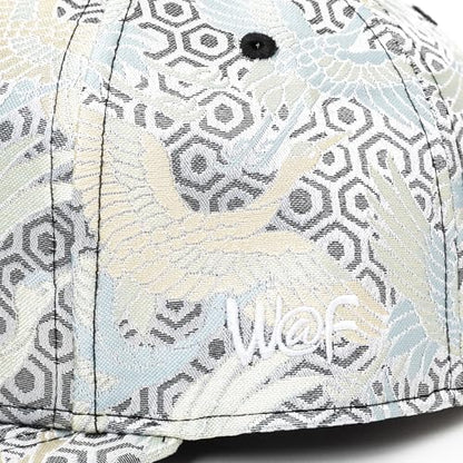 Japanese Kimono Baseball Cap for Men, Snapback Flat Brim Hat - color: 002, size: Medium-Large