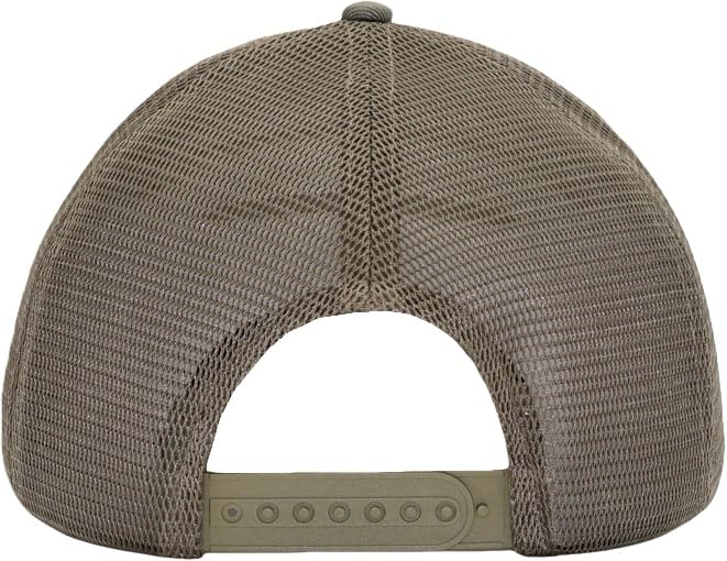 Mens Mesh Snapback Trucker Hat Baseball Cap, Fits OSFM&XXL Head - color: Army Green, size: Medium-Large