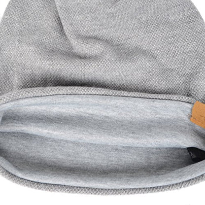 VECRY Men's Slouch Beanie Skull Cap Long Baggy Hip-Hop Winter Summer Hat - color: Hoary