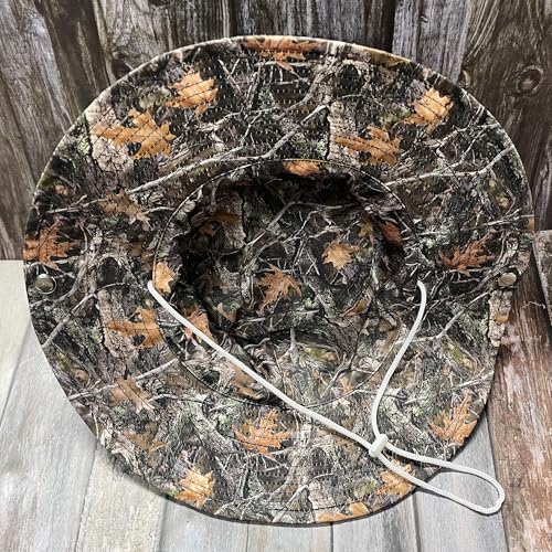 Funny Sun Hat for Men Women Wide Brim Bucket Hat Hiking Boonie Hat Summer Beach Fishing Caps - color: Camo Forest