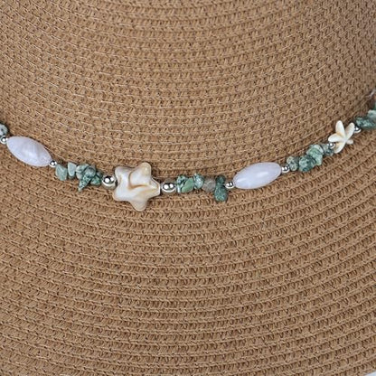 Womens Straw Sun Hat Wide Brim Summer Beach Hat with Beaded Trim Summer Foldable Floppy Hat for Travel Vacation UV Protection - color: Light Brown