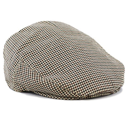 The Hat Depot Light Weight Classic Soft Ivy Newsboy Cap Flat Driving Golf Hat - color: 1834, size: Large