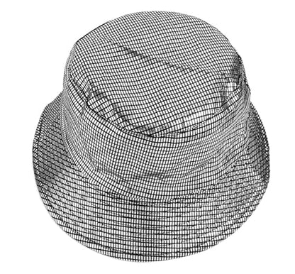 Metallic Bucket Hat Reversible Fisherman Packable Cap Unisex - color: Grey